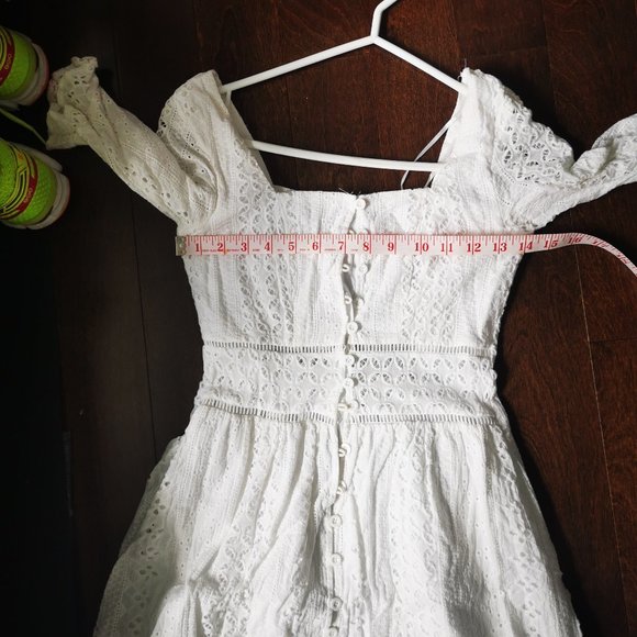 Lace Cotton Embroidered Dress - Picture 7 of 7